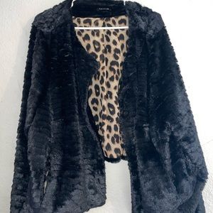Faux fur coat
